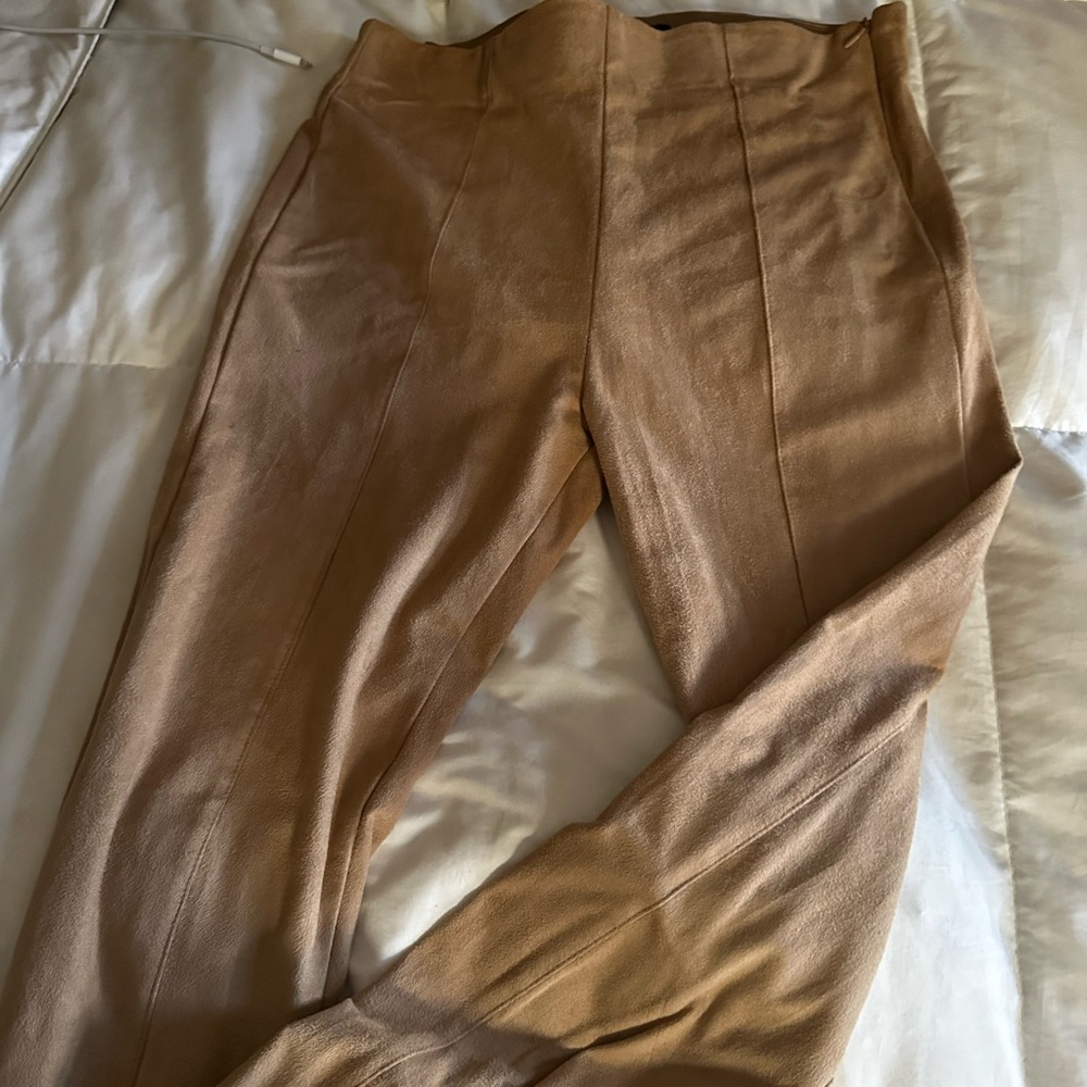 Tan suede forever 21 pants
